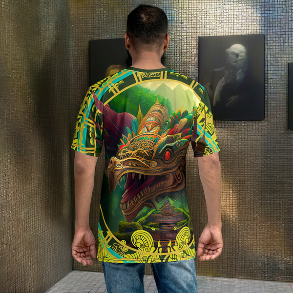 Quetzalcoatl Aztec All Over T-Shirt